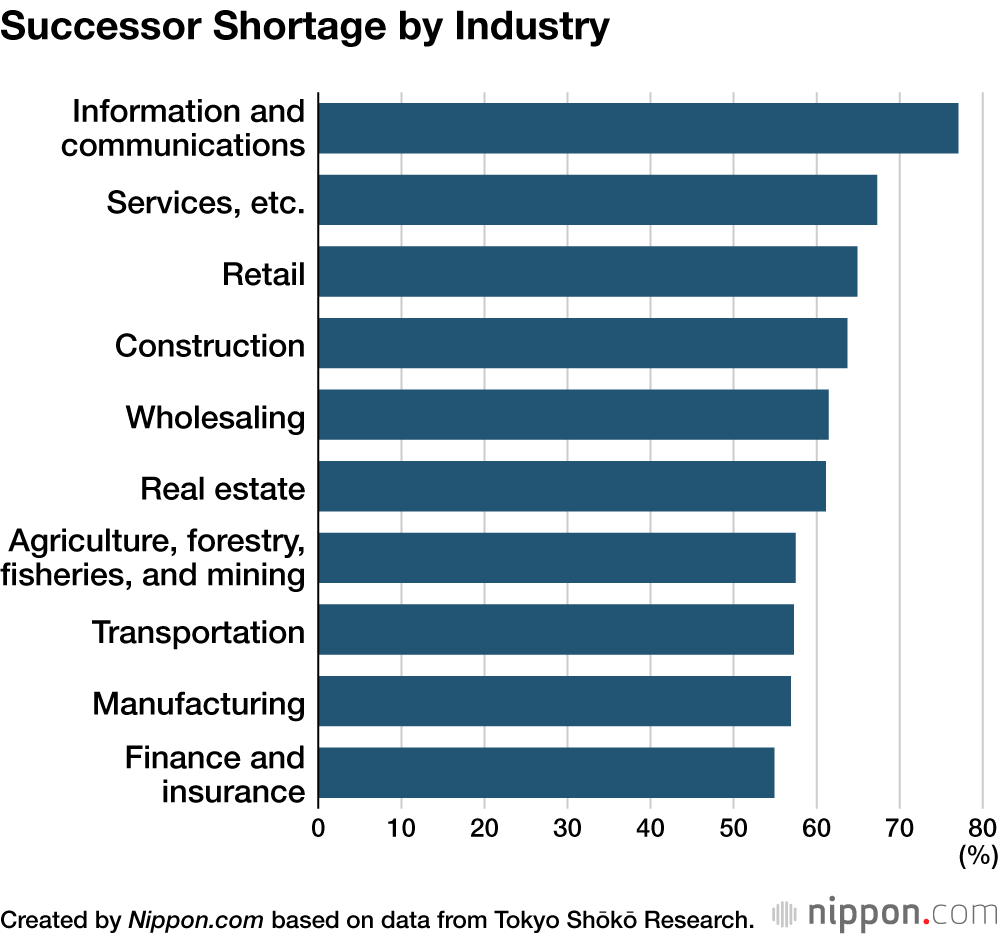 Successor Shortage by Industry