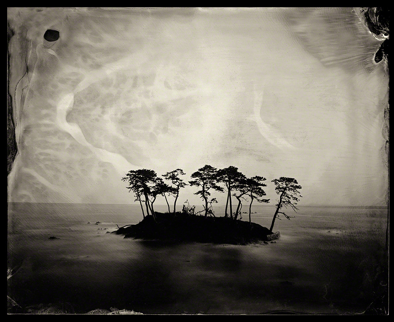 出云地区的松林岛。在出云，人们认为松树象征着长寿和再生
