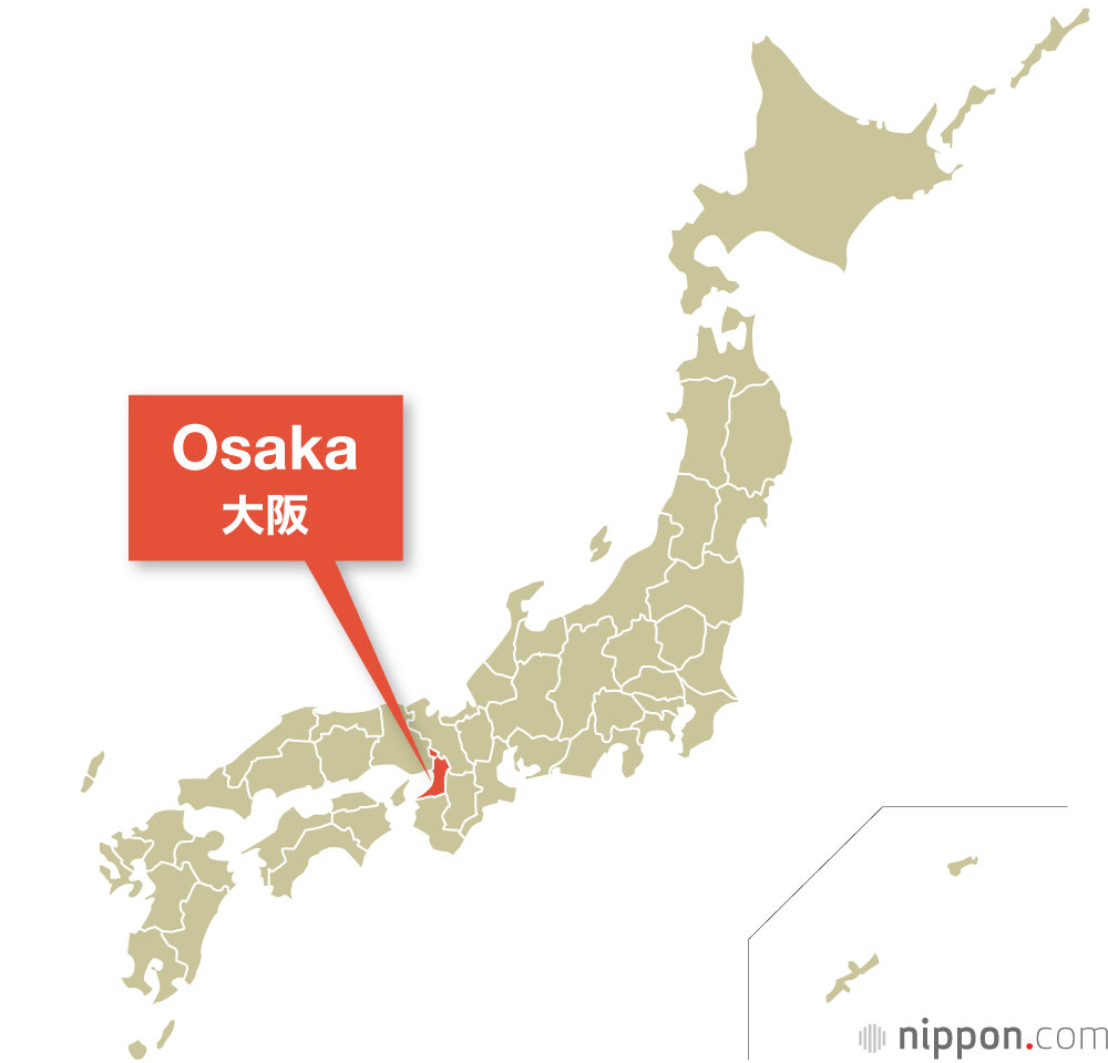 Osaka In Japan Map - Prudy Carlynne
