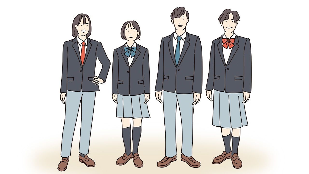 anime japanese high school uniform
