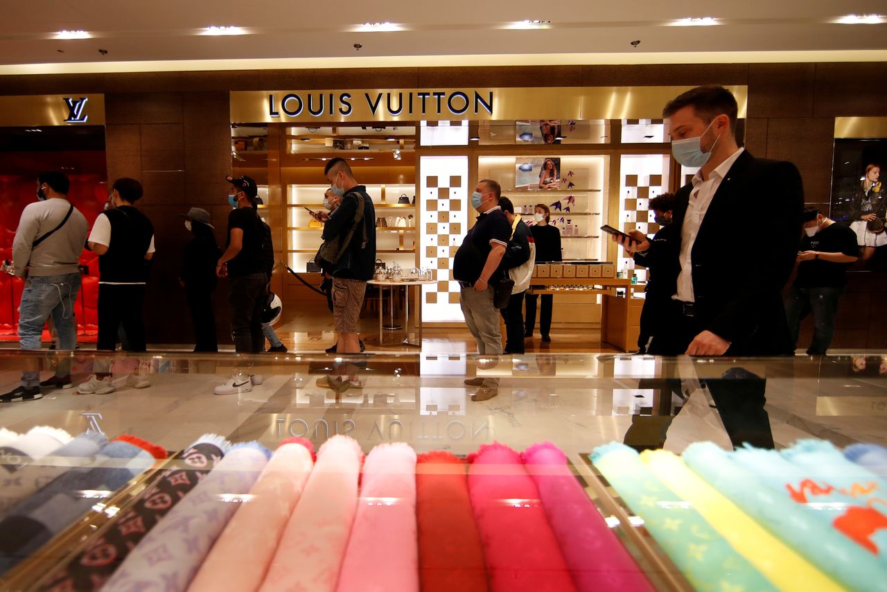 Paris, France, Luxury Shopping, LVMH, Louis Vuitton Store, Front