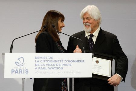 Paris Gives Honorary Citizenship to Antiwhaling Activist Watson