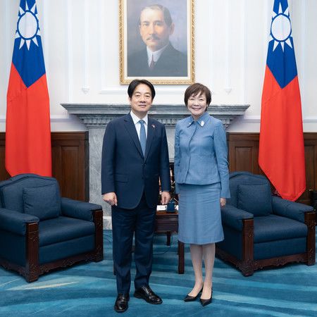 Taiwan Pres. Lai Meets with Widow of Ex-Japan PM Abe