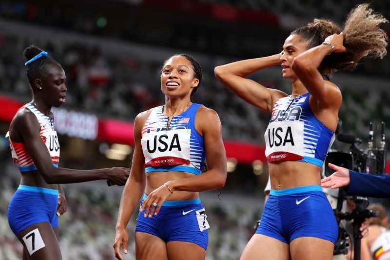 Athletics: Eleven Medals For Felix As Stellar U.S. Team Take 4x400m ...