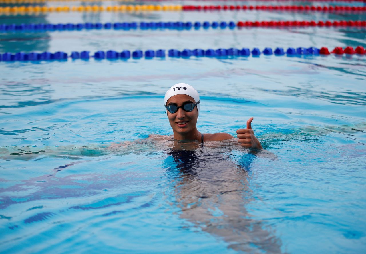 五輪 競泳女子初のインド人選手 東京大会に向け わくわく Nippon Com